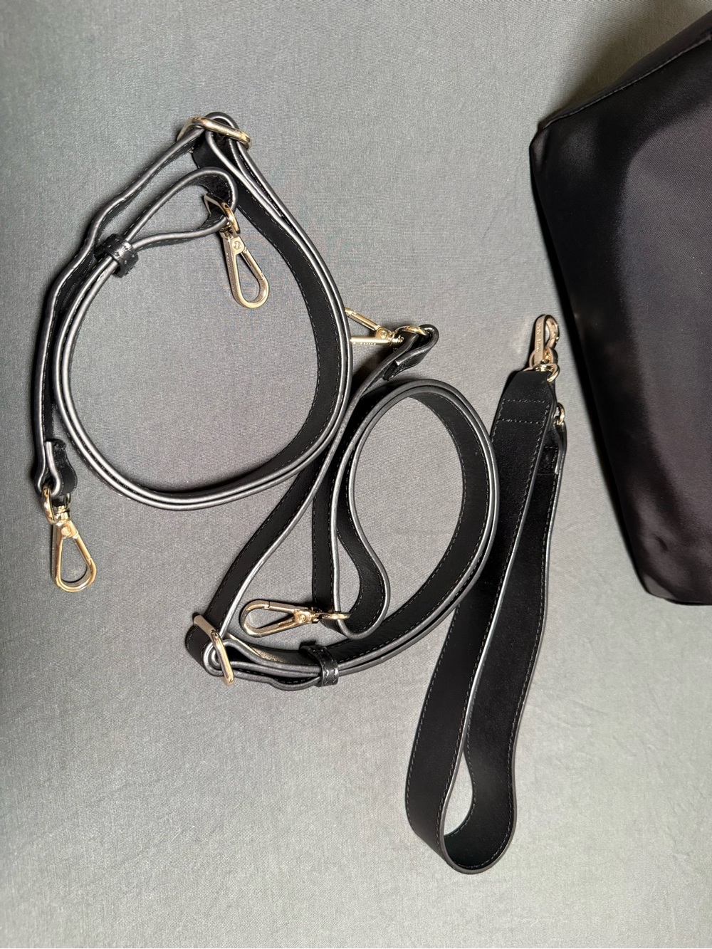 Mina Baie black nylon Emmy mini - Picture 10 of 11